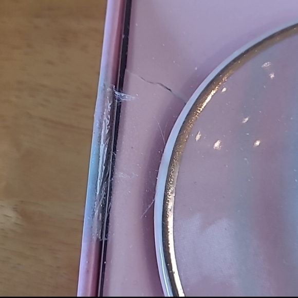 OFFICEWORKS Heart-Shaped 'Dream In Colour' Pastel Rainbow Colored Trinket Tray - Picture 8 of 13